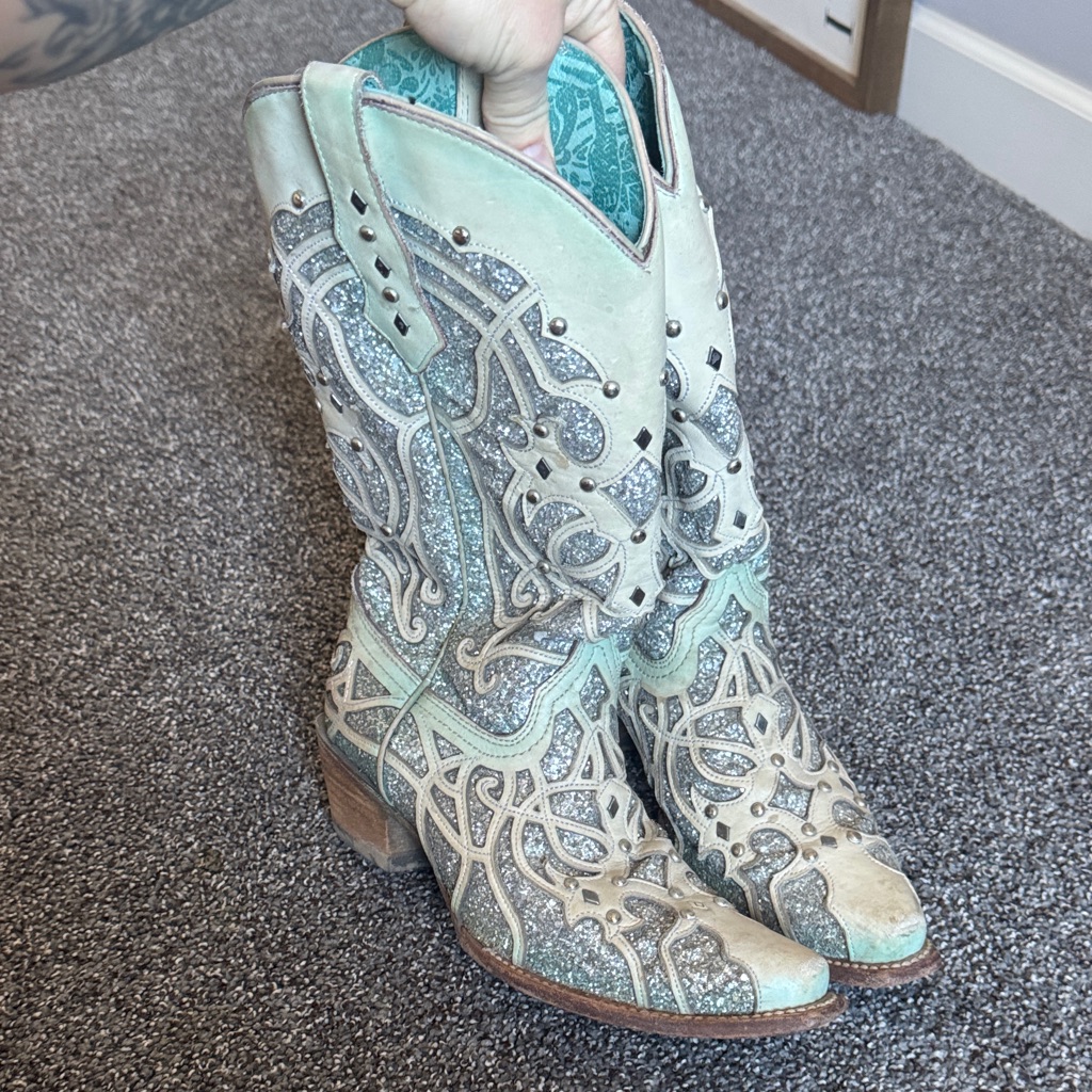 Women's Glitter Corral Chameleon Boots